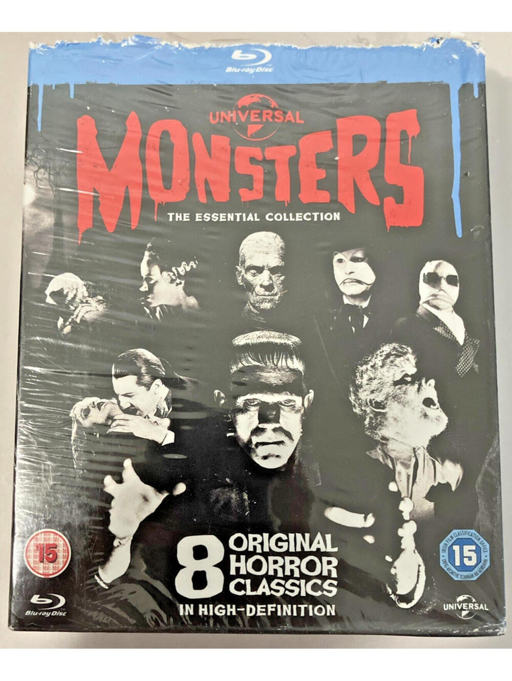 Universal The Monsters (Blu-ray, 8 Disc) - SEALED - DAMAGED